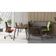 Narbutas Round Bench Desking with Storage